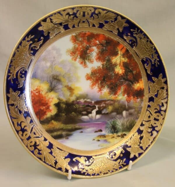 A Wonderful Noritake Cabinet Plate cabinet plate Antique Ceramics 6