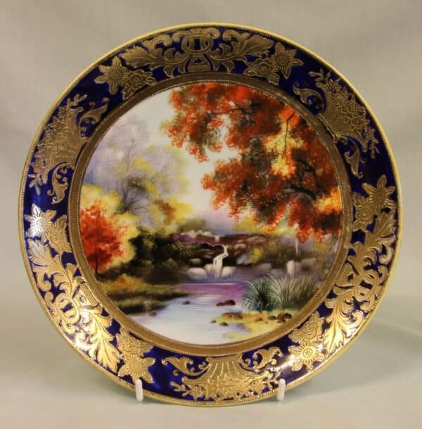 A Wonderful Noritake Cabinet Plate cabinet plate Antique Ceramics 7
