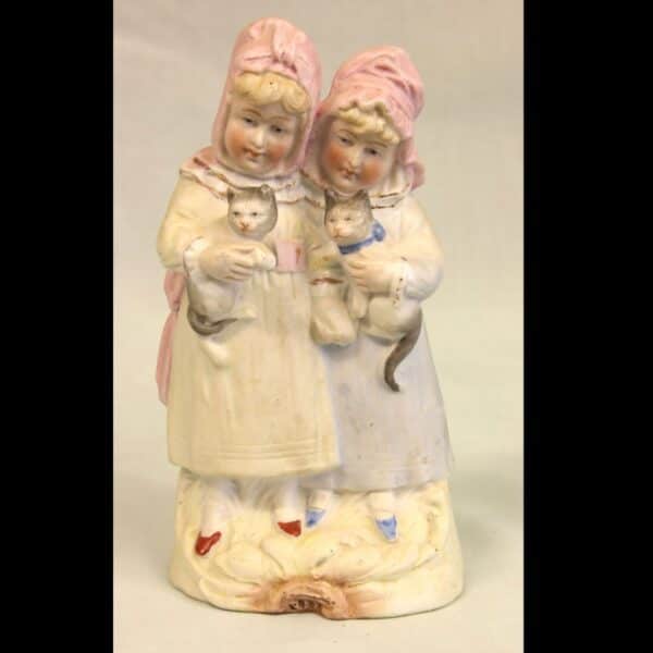 Antique Bisque Figure of Children