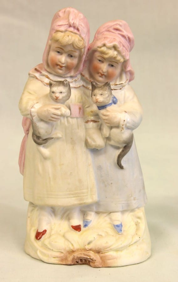 Antique Bisque Figure of Children Antique Antique Ceramics 4