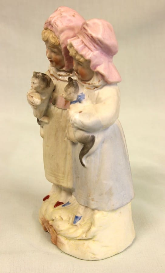 Antique Bisque Figure of Children Antique Antique Ceramics 5