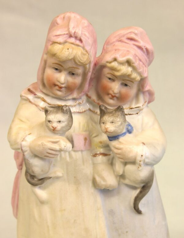 Antique Bisque Figure of Children Antique Antique Ceramics 6