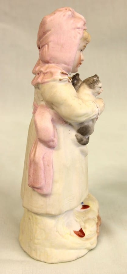 Antique Bisque Figure of Children Antique Antique Ceramics 7