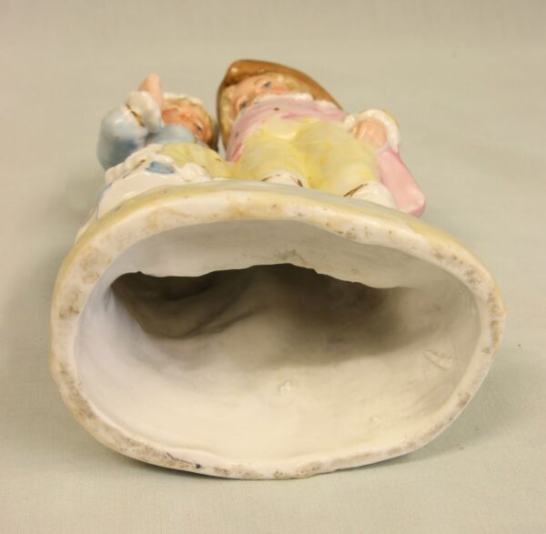 Antique Single Glazed Figure of Young Boy & Girl - Image 6