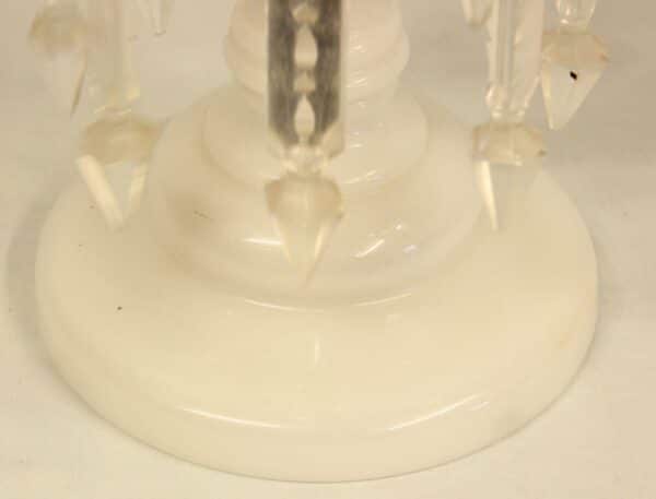 Antique Late Victorian Single Mantle / Table Lustre - Image 5