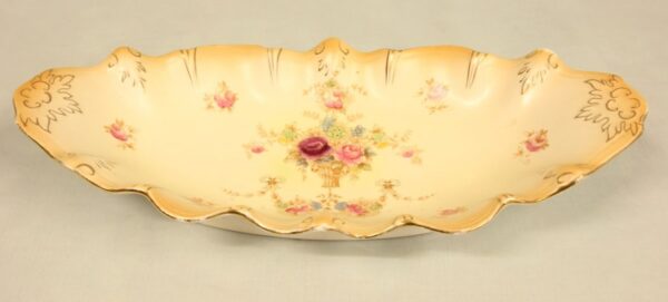 Antique Devon Ware Shaped Decorated Dish / Platter Antique Antique Ceramics 4