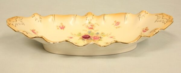 Antique Devon Ware Shaped Decorated Dish / Platter Antique Antique Ceramics 7