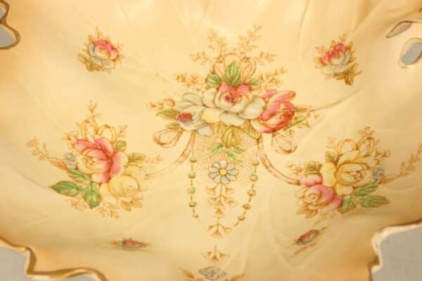 Antique Leaf Shape Crown Devon Serving Dish - Image 3