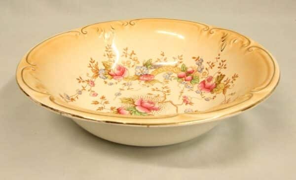 Antique Crown Devon Serving Bowl Antique Antique Ceramics 6