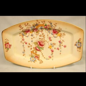 Antique Crown Devon Shaped Serving Plate