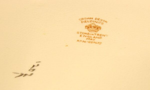Antique Crown Devon Shaped Serving Plate - Image 3