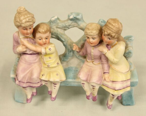 Bisque Figure of Children and Mother Seated - Image 2