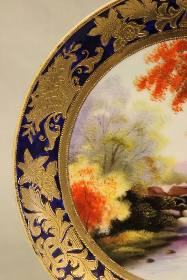 Wonderful Noritake Cabinet Plate cabinet plate Antique Ceramics 7
