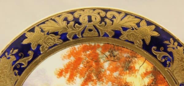 Wonderful Noritake Cabinet Plate cabinet plate Antique Ceramics 8