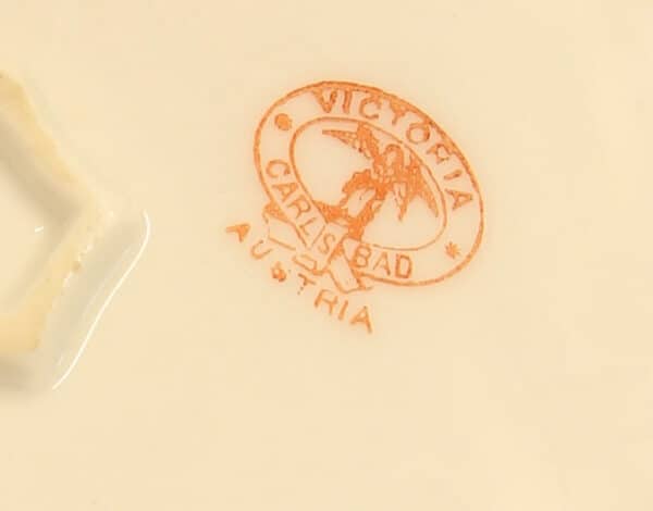 Austrian Porcelain Frilled Cabinet Plate - Image 7