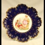 Austrian Porcelain Frilled Cabinet Plate