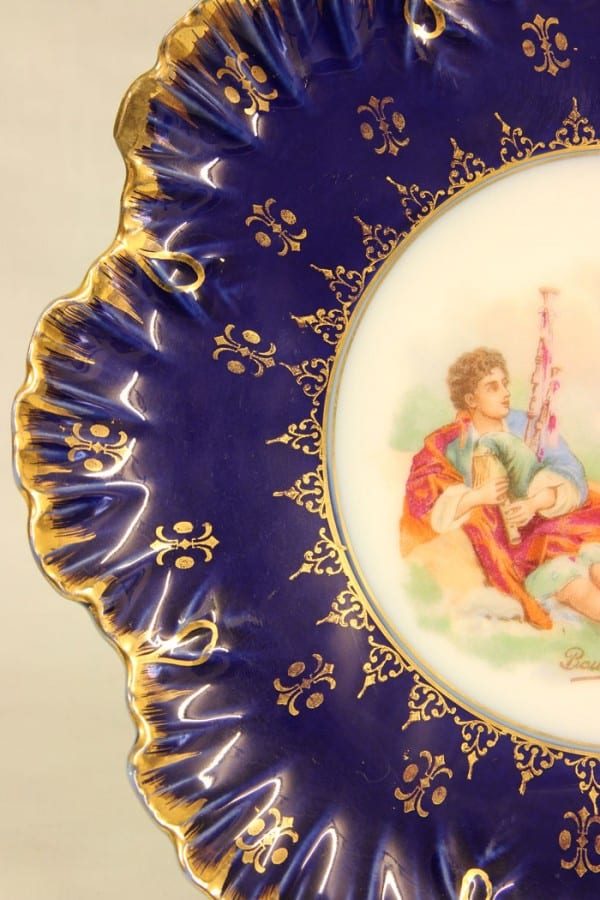 Austrian Porcelain Frilled Cabinet Plate cabinet plate Antique Ceramics 6