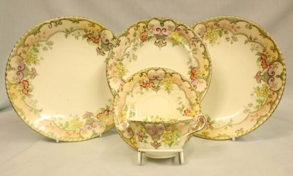 Antique 32 Piece China Tea Set - Image 5