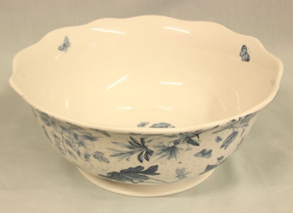 Antique Style Blue & White Bowl. - Image 2