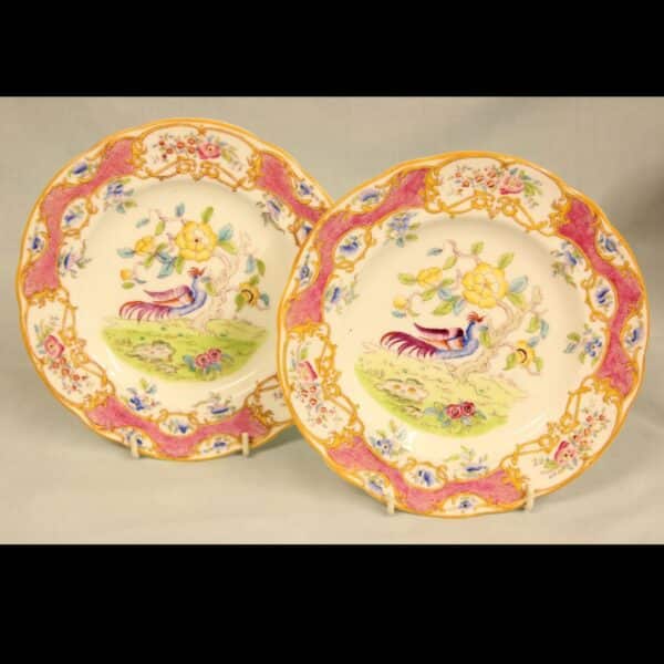 Antique Pair of Coalport Plates