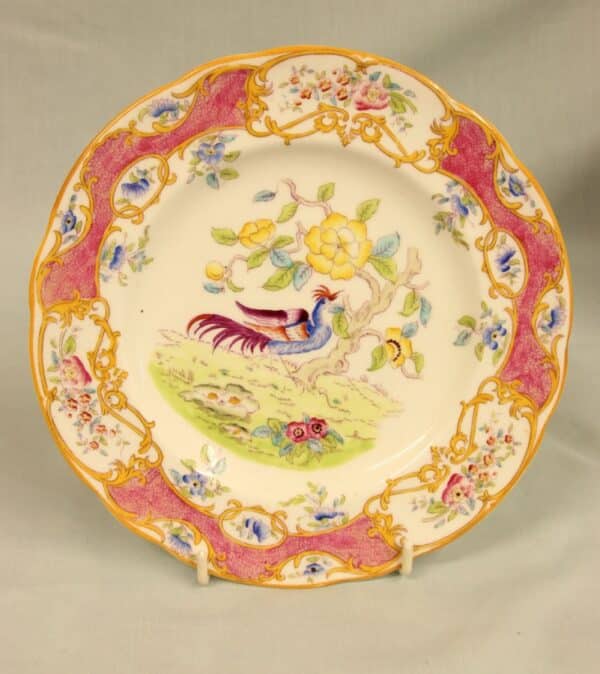 Antique Pair of Coalport Plates - Image 3
