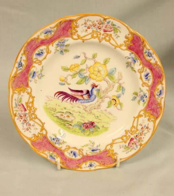 Antique Pair of Coalport Plates Antique Antique Ceramics 5