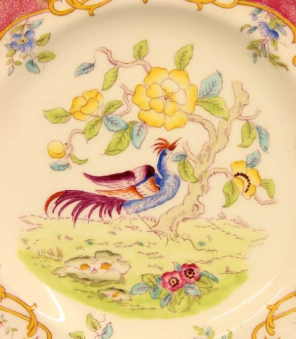 Antique Pair of Coalport Plates - Image 4