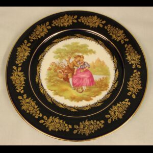 Antique Style Limoges Cabinet Plate