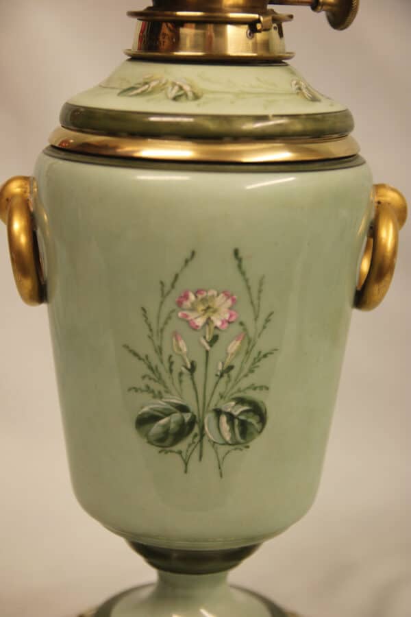 Antique Victorian Vase Oil Lamp Antique Antique Lighting 8