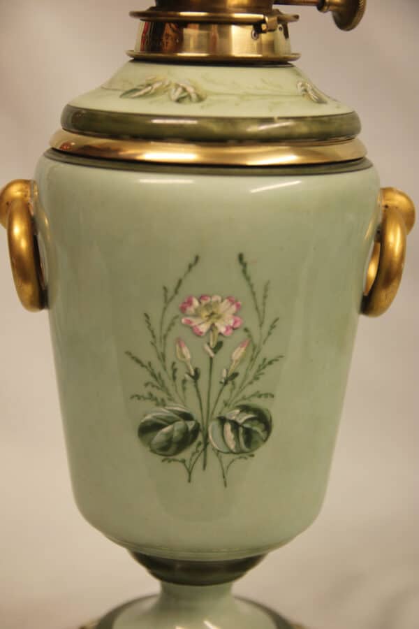 Antique Victorian Vase Oil Lamp - Image 6