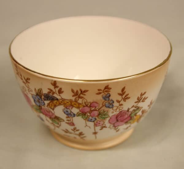 Antique Crown Devon Sugar Bowl Antique Antique Ceramics 4