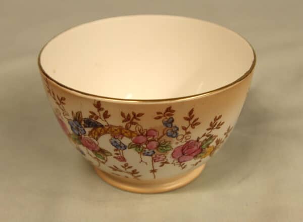 Antique Crown Devon Sugar Bowl Antique Antique Ceramics 5