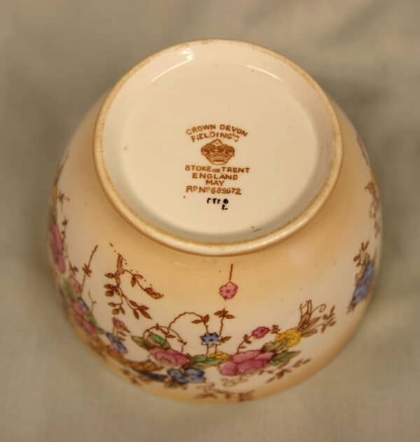 Antique Crown Devon Sugar Bowl - Image 5