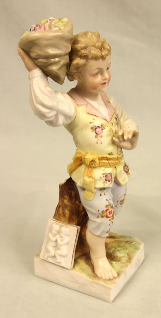 Antique Royal Berlin Month Figurine of Young Boy Antique Antique Ceramics 5