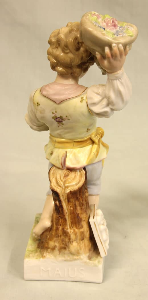 Antique Royal Berlin Month Figurine of Young Boy Antique Antique Ceramics 6