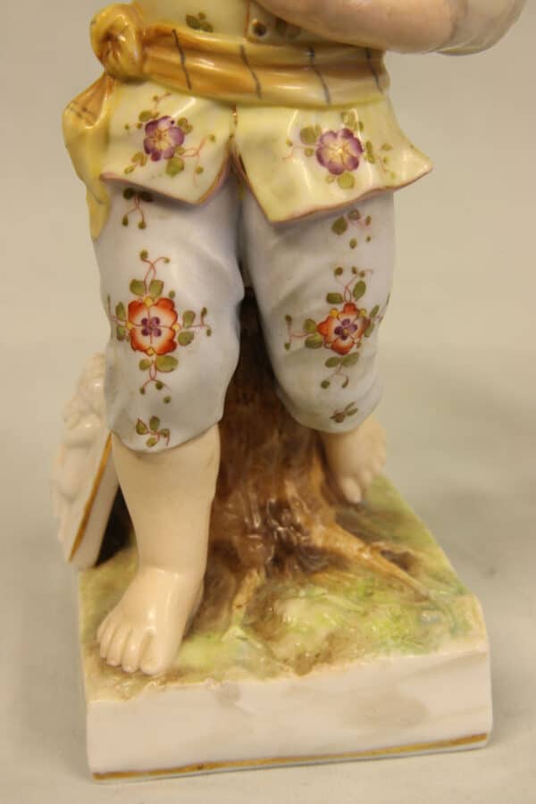 Antique Royal Berlin Month Figurine of Young Boy Antique Antique Ceramics 10