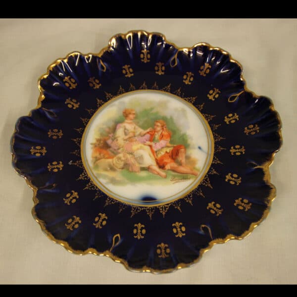 Austrian Decorated Cabinet Plate