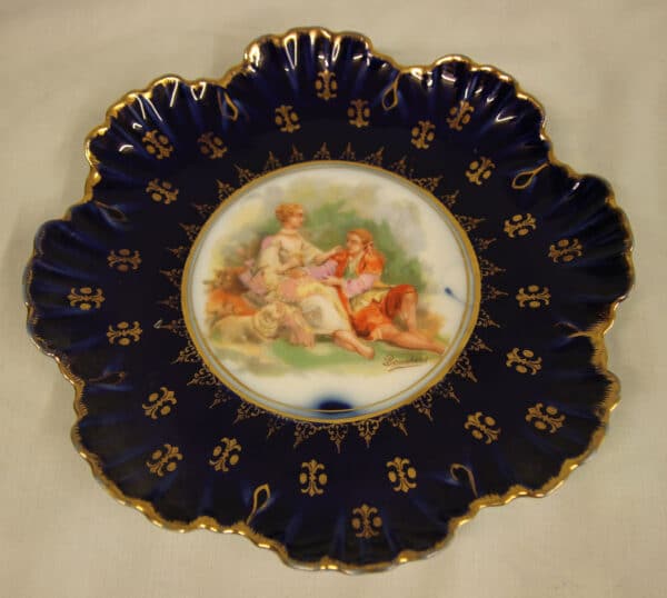 Austrian Decorated Cabinet Plate cabinet plate Antique Ceramics 4