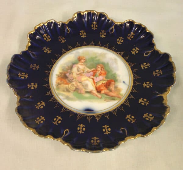 Austrian Decorated Cabinet Plate cabinet plate Antique Ceramics 6