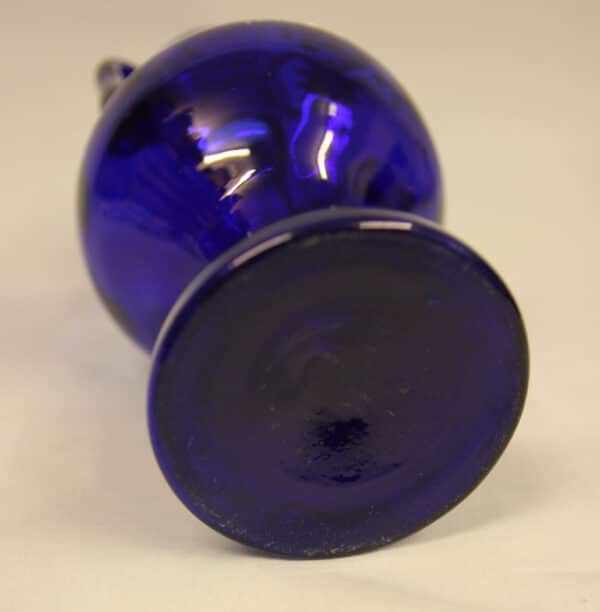 Antique Bristol Blue Shaped Vase - Image 6