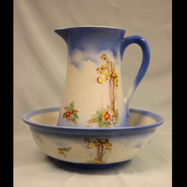 Antique 20th Century Jug & Bowl Set