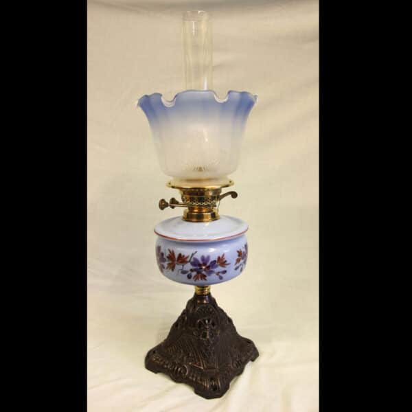 Antique Cottage Oil Lamp