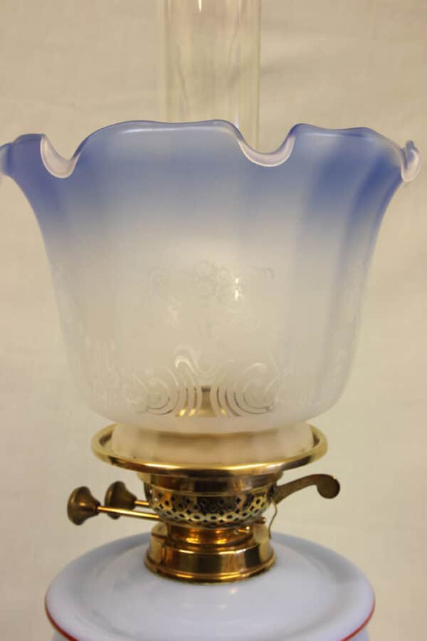 Antique Cottage Oil Lamp - Image 2