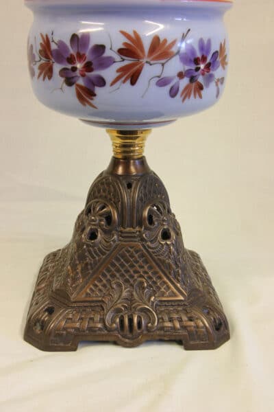 Antique Cottage Oil Lamp - Image 3