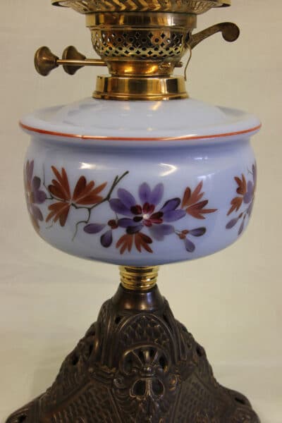 Antique Cottage Oil Lamp - Image 6