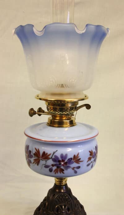 Antique Cottage Oil Lamp - Image 7