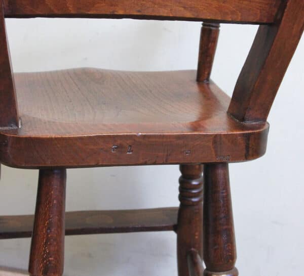 Antique Childs Windsor Highchair Antique Antique Chairs 13