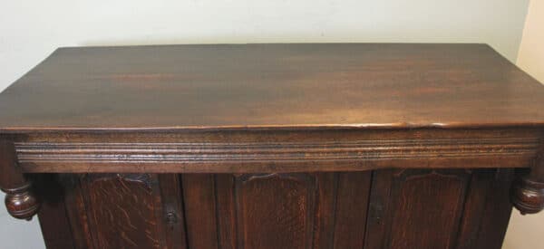 Antique Carved Oak Court Cupboard - Image 15