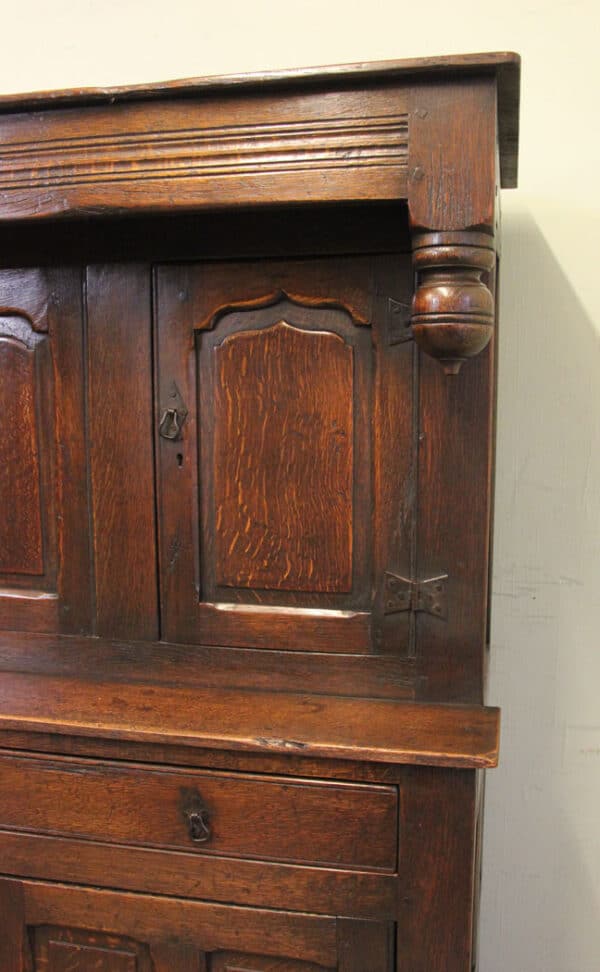 Antique Carved Oak Court Cupboard Antique Antique Cupboards 8