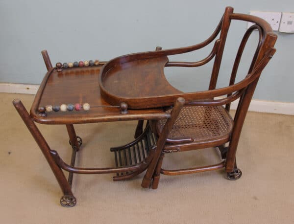 Antique Metamorphic Childs High Chair - Image 10